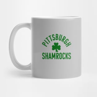 Defunct Pittsburgh Shamrocks Hockey Mug